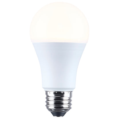 Nuvo 13.5/10/5W LED A19 3-Way Lamp 5000K Plastic 120V 1-Pack, Frost