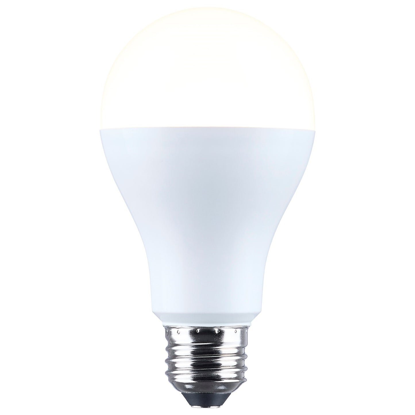 Nuvo 20/14/6.5W LED A21 3-Way Lamp 2700K Plastic 120V 1-Pack, Frost