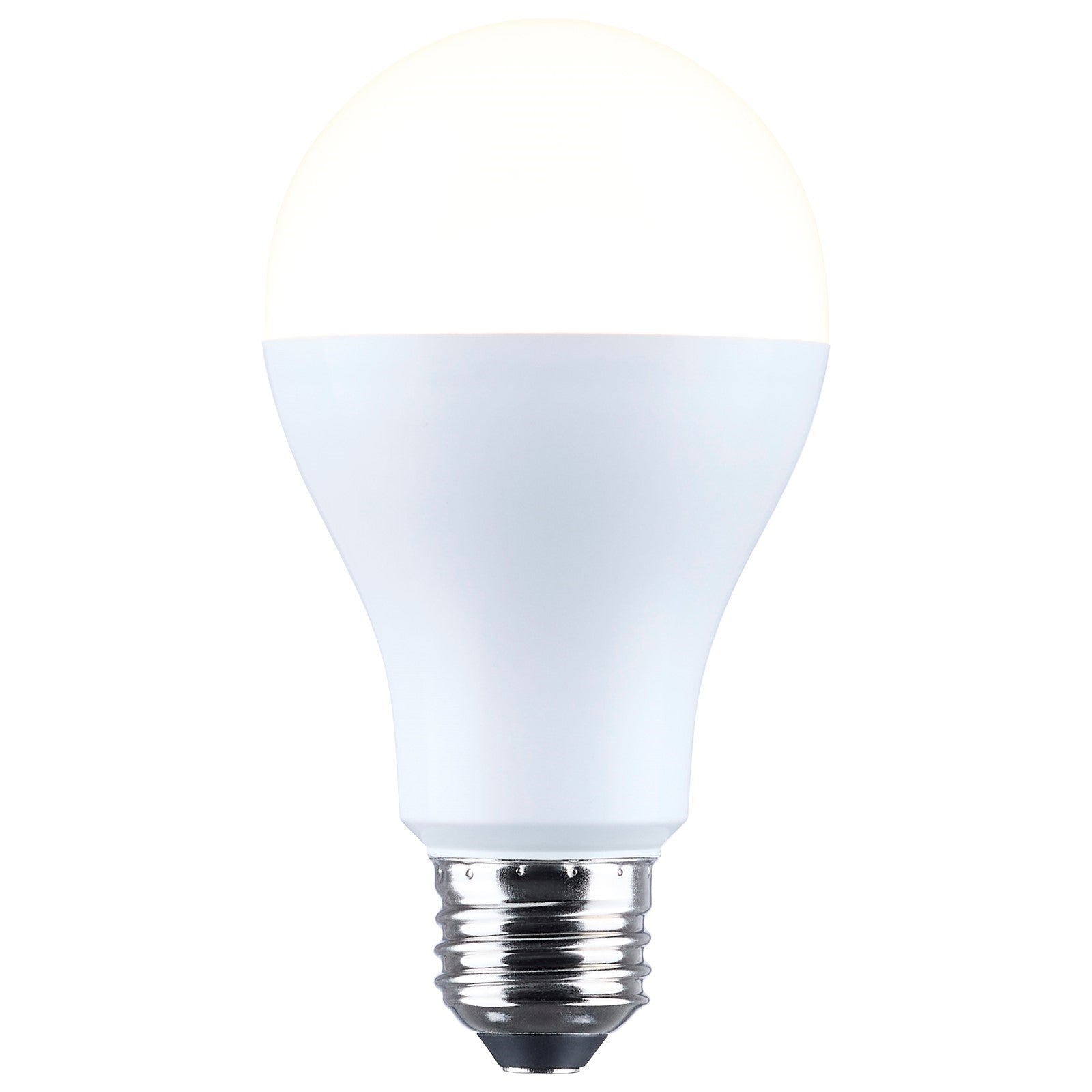 Nuvo 20/14/6.5W LED A21 3-Way Lamp 3000K Plastic 120V 1-Pack, Frost