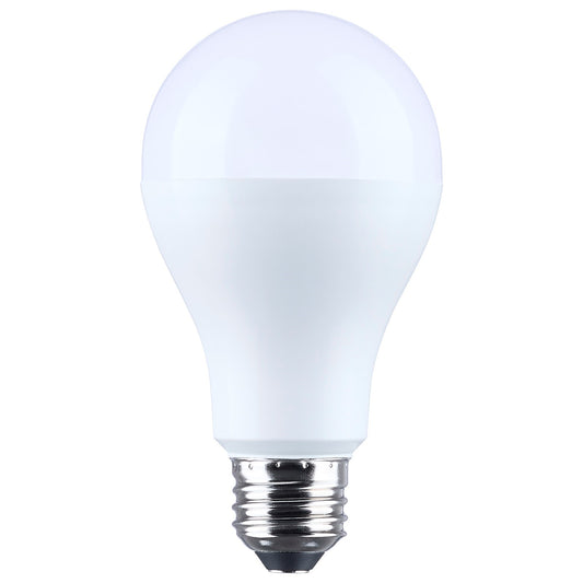 Nuvo 20/14/6.5W LED A21 3-Way Lamp 4000K Plastic 120V 1-Pack, Frost