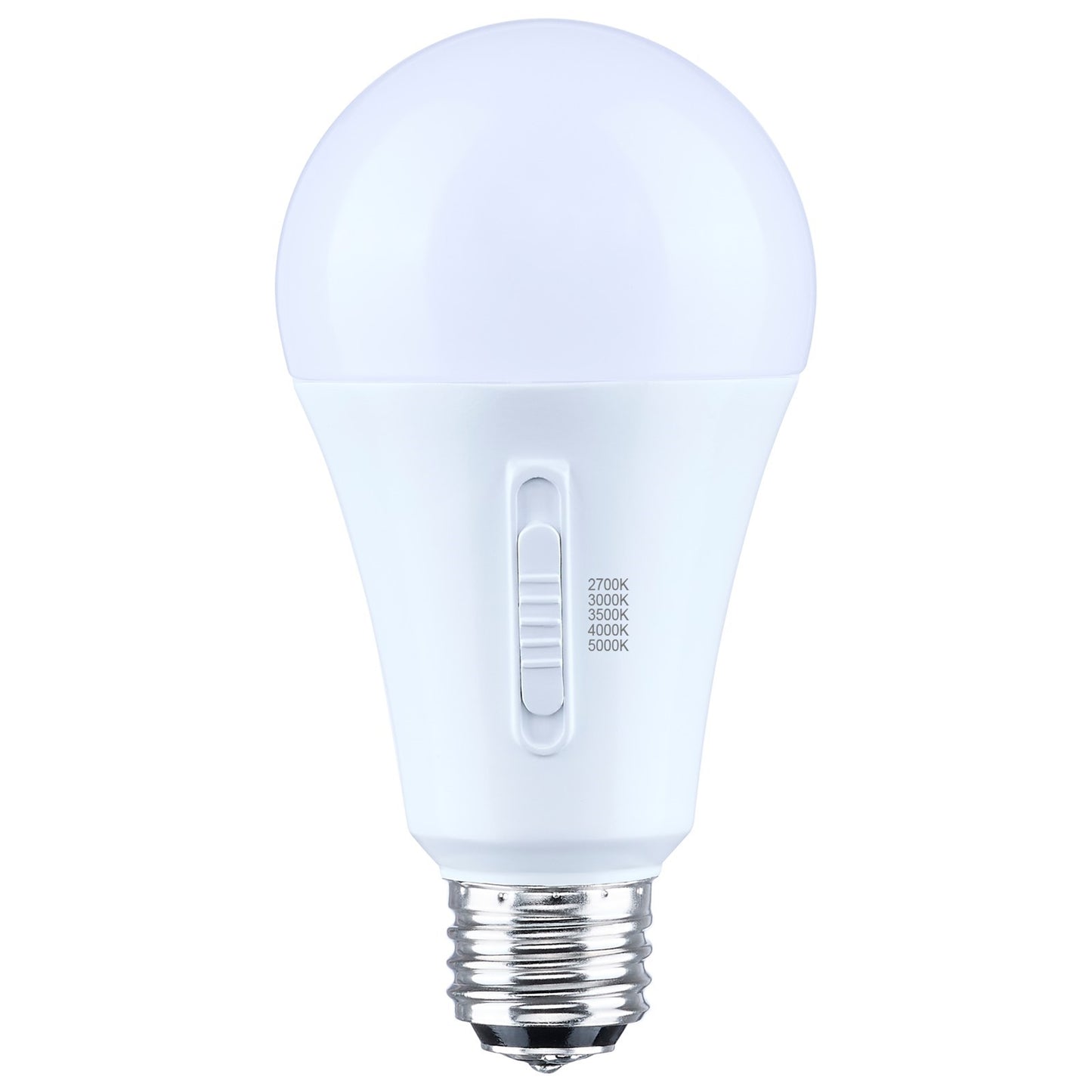 Nuvo 20/14/6.5W LED A21 3-Way Lamp 27K/3K/35K/4K/5K 120V 1-Pack, Frost