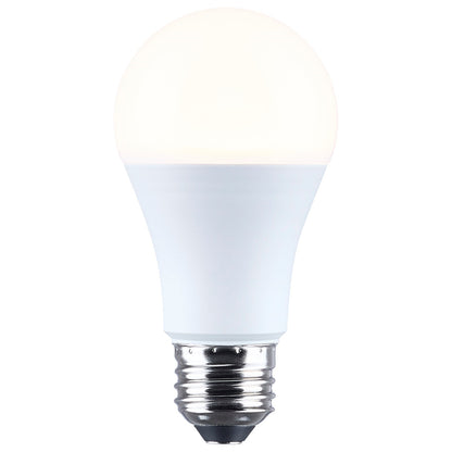 Nuvo 13.5/10/5W LED A19 3-Way Lamp 2700K Plastic 120V 1-Pack, Frost