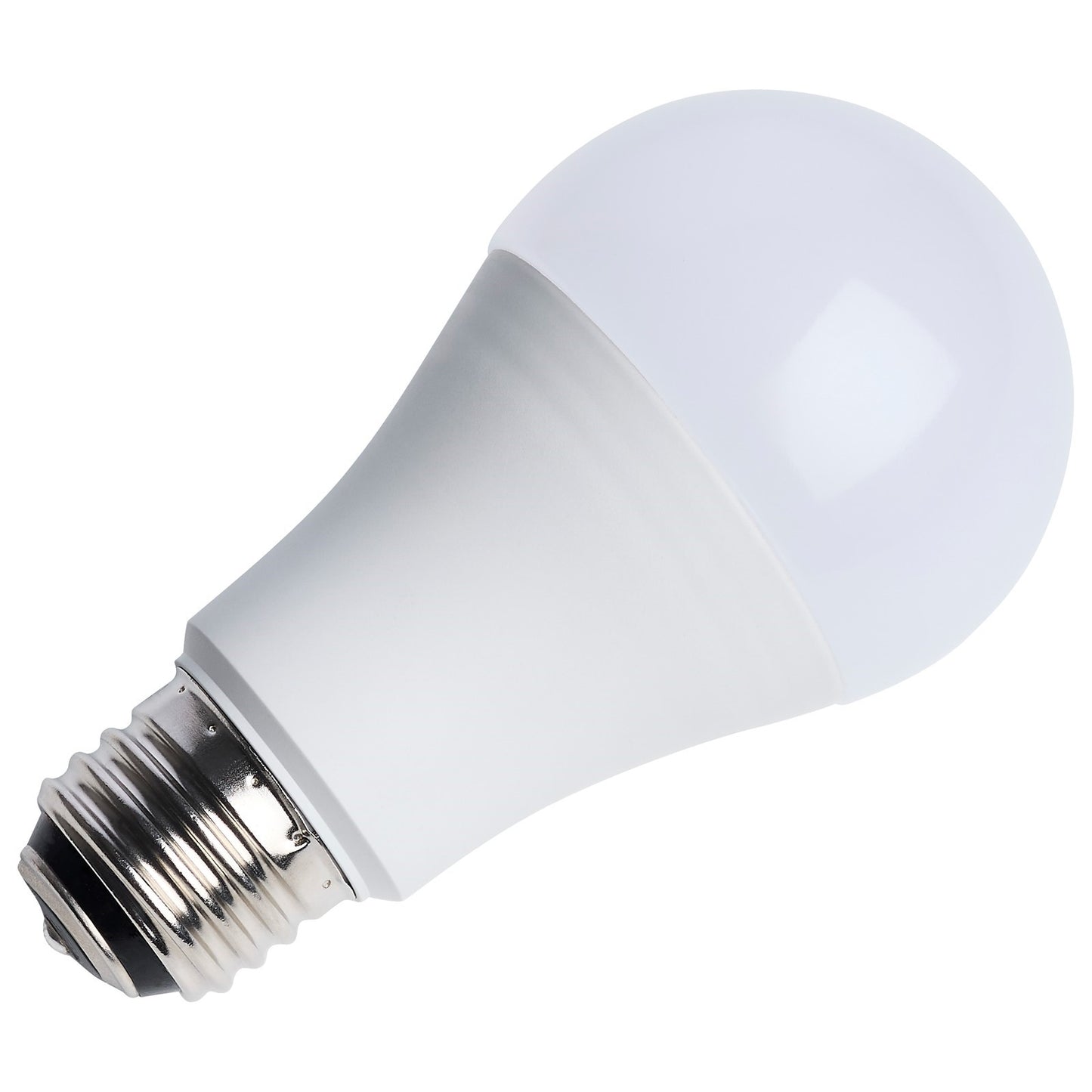 Nuvo 13.5/10/5W LED A19 3-Way Lamp 3000K Plastic 120V 1-Pack, Frost