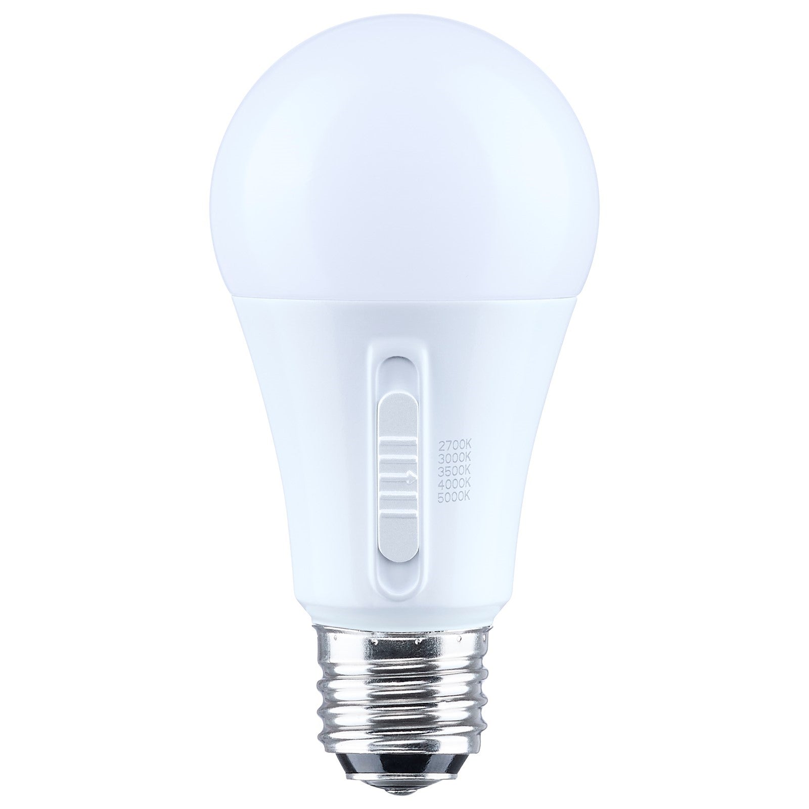 Nuvo 13.5/10/5W LED A19 3-Way Lamp 27K/3K/35K/4K/5K 120V 1-Pack, Frost