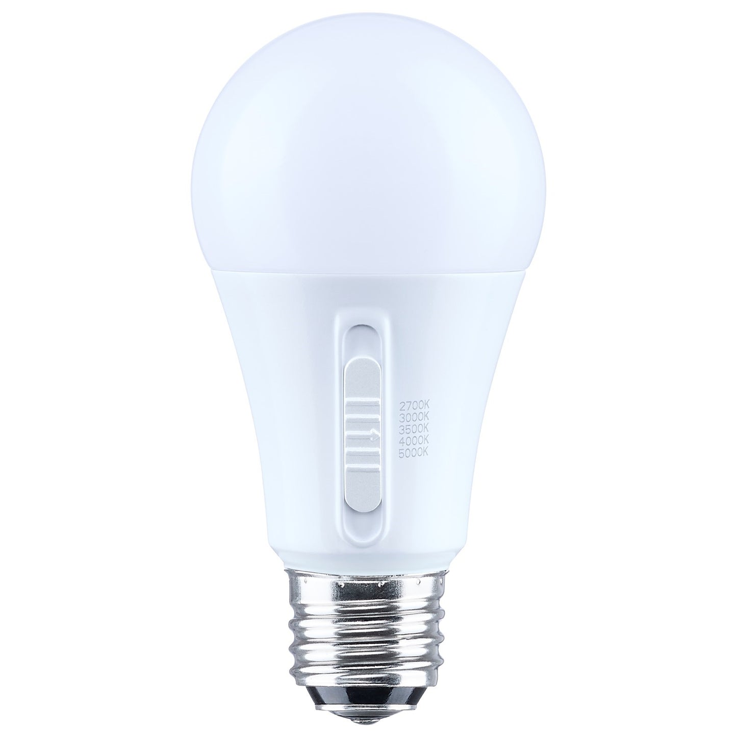 Nuvo 13.5/10/5W LED A19 3-Way Lamp 27K/3K/35K/4K/5K 120V 1-Pack, Frost