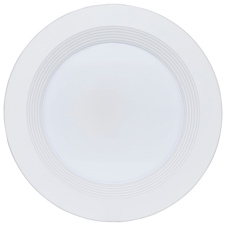 Nuvo Lighting S21603 10in Field-Selectable LED Downlight | White Utility Finish | Damp Location Recessed Light | 11 x 11 x 4 in | Model S21603