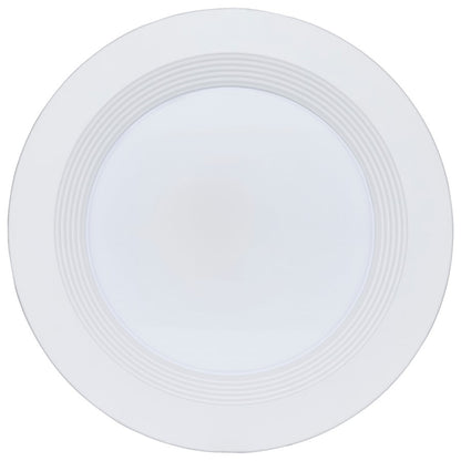 Nuvo Lighting S21603 10in Field-Selectable LED Downlight | White Utility Finish | Damp Location Recessed Light | 11 x 11 x 4 in | Model S21603