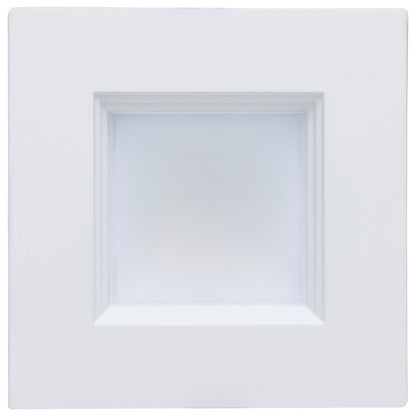 Nuvo Satco Plus Series 10in Square LED Downlight | Utility White Aluminum Regressed Baffle | Commercial & Remodel Recessed Lighting | 11 x | Model S21611