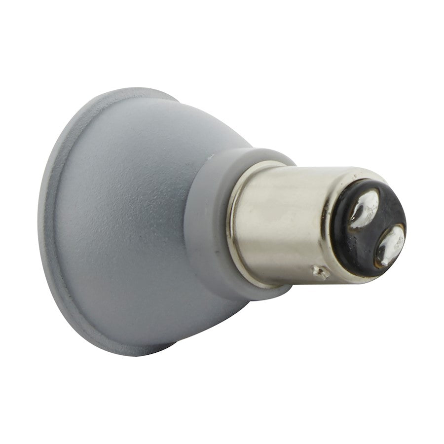 Nuvo Lighting Satco 3W R12 LED 3000K Lamp | Gray BA15s Bayonet Base | Elevator & Display Case Lighting | 220 Lumens, 80 CRI, Damp Rated | Model S29004