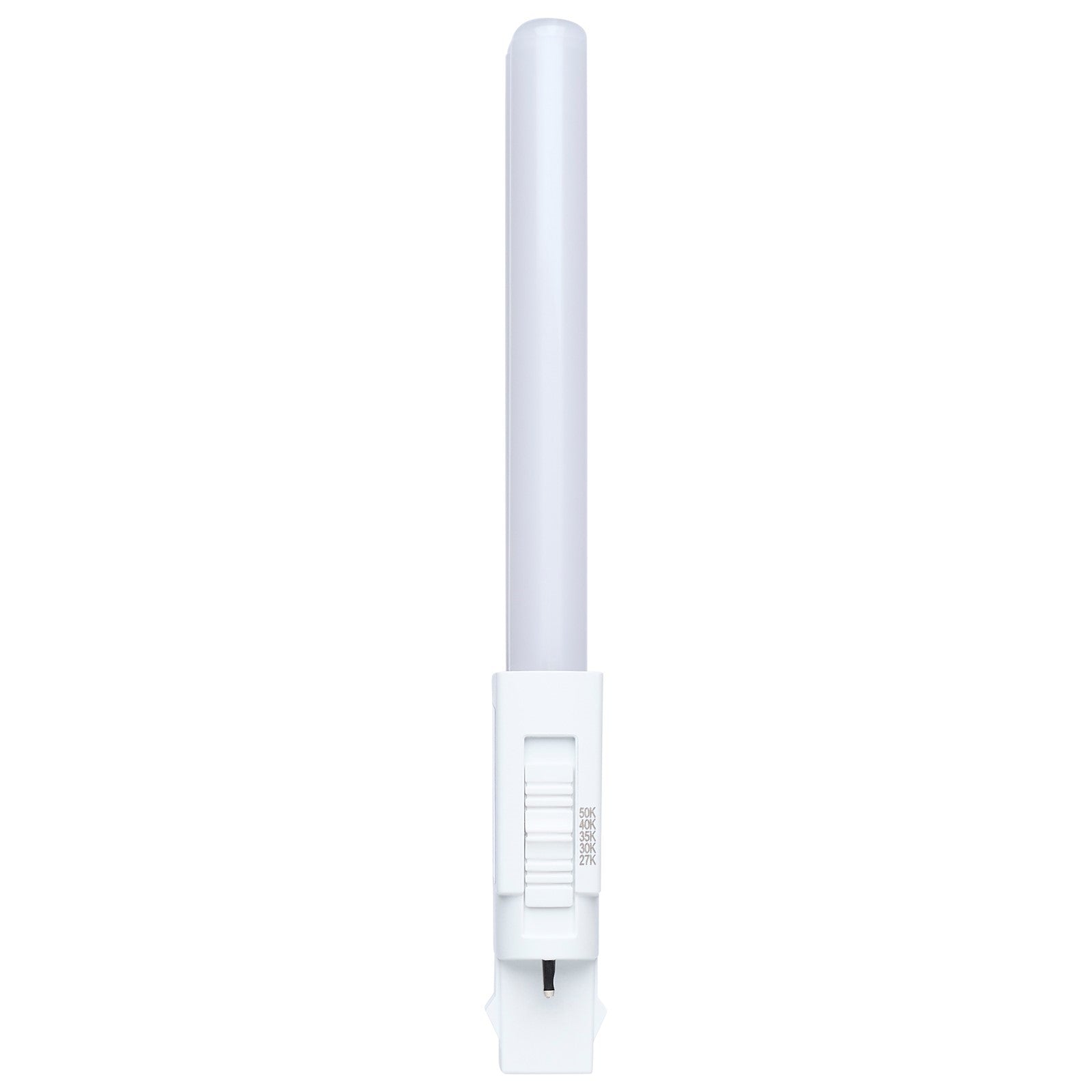 Nuvo 5W PLS LED 27K/3K/35K/4K/5K GX23 Base Omni Type A/B 120-277V, Wht