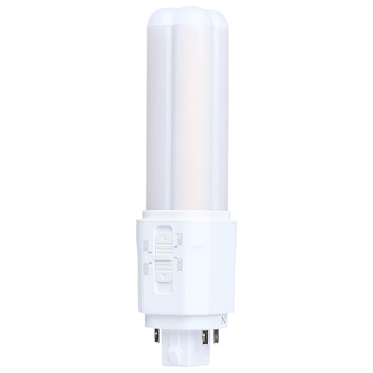 Nuvo Lighting S29884 7W LED PLC Lamp | G24q Base, 4-CCT Selectable, Type A/B | Commercial & Residential Retrofit | 900 Lumens, 50,000 | Model S29884