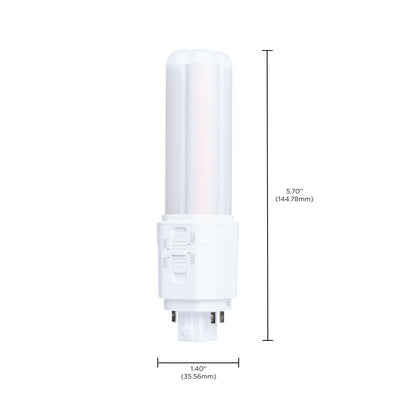 Nuvo Lighting S29884 7W LED PLC Lamp | G24q Base, 4-CCT Selectable, Type A/B | Commercial & Residential Retrofit | 900 Lumens, 50,000 | Model S29884