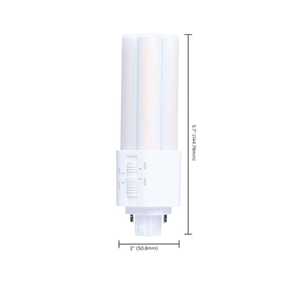 Nuvo Lighting S29886 9W LED PLT Lamp | GX24d Base, 4-CCT Selectable, Type B | Commercial & Residential Retrofit | 1200 Lumens, 50,000 | Model S29886