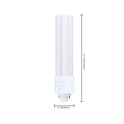 Nuvo Lighting S29889 23W PLT LED Bulb | GX24d Base Type B Ballast Bypass | Selectable 3000K-5000K CCT | 3300 Lumens, Non-Dimmable | Model S29889