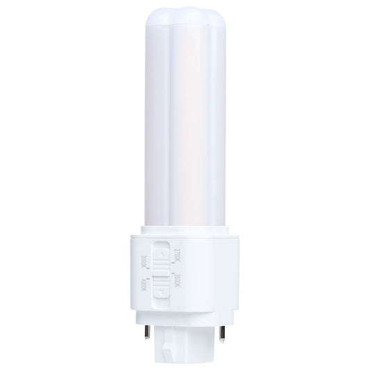 Nuvo Lighting S29898 7W PLC LED Bulb | GX32d Base Type A/B Dual Mode | Selectable 2700K-4000K CCT | 900 Lumens, Non-Dimmable | Model S29898