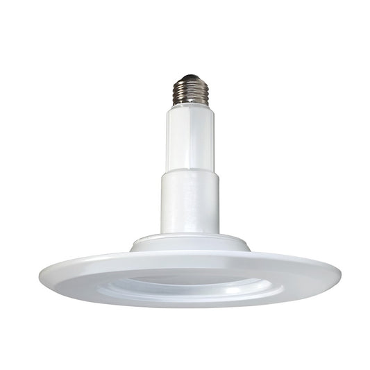 Nuovo Lighting Satco 6in 2-Pack LED Retrofit Downlight | Modern White Finish | Damp-Rated Kitchen & Bathroom Recessed Light | 800 Lumens | Model S9599