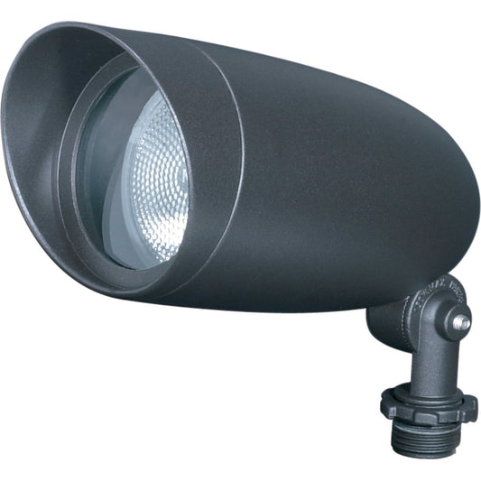 Nuvo SF76-646 1-Light 7in Landscape Flood Light | Traditional Dark Bronze | Garden & Pathway Accent | 6.25 x 2.75 in, Wet Rated | Model SF76-646
