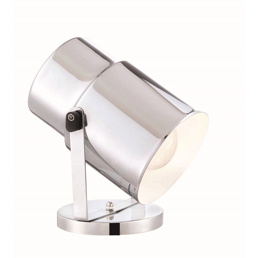 Nuvo Lighting SF77-397 1-Light Desk Lamp | Utility Polished Chrome | Home Office & Desk Task Light | 6.75 x 5.75 in | Model SF77-397