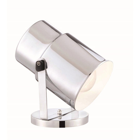 Nuvo Lighting SF77-397 1-Light Desk Lamp | Utility Polished Chrome | Home Office & Desk Task Light | 6.75 x 5.75 in | Model SF77-397