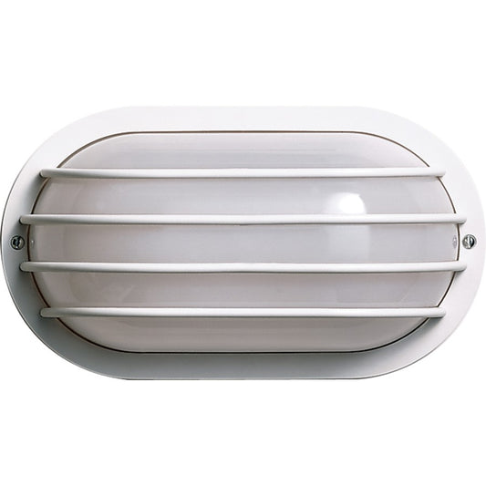 Nuvo SF77-858 10in 1-Light Outdoor Wall Sconce | Traditional White Polysynthetic Body & Lens | Covered Patio & Entryway | 5 x 10 x 4 in | Model SF77-858