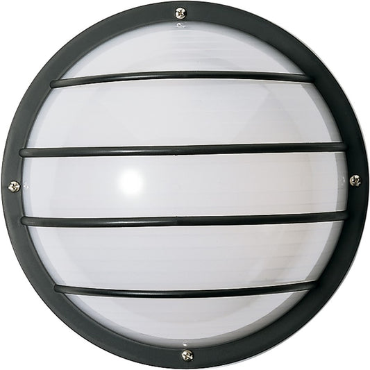 Nuvo SF77-859 10in 1-Light Outdoor Wall Sconce | Traditional Black Aluminum Cage | Covered Patio & Entryway | 10 x 4 x 10 in | Model SF77-859