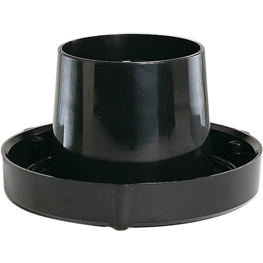 Nuvo Lighting Twist Lock Holder | Traditional Black Porcelain and Glass | Wet Location Outdoor Ceiling | 1-Light 150W Incandescent | Model SF77-968