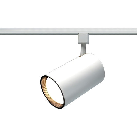 Nuvo Lighting TH202 1-Light Track Head | Transitional White Cylinder | Living Room & Kitchen Accent | 4.5 x 7 in, 75W R30 | Model TH202