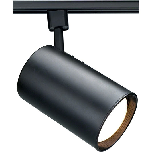 Nuvo Lighting TH203 1-Light R30 Track Head | Transitional Black Cylinder | Living Room & Hallway Accent | 4.5 x 7 in | Model TH203