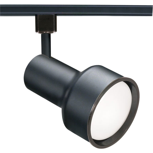 Nuvo Lighting Track Lighting TH207 1-Light R30 Track Head | Transitional Black Cylinder | Living Room & Hallway Accent | 4.5 x 6.5 in | Model TH207