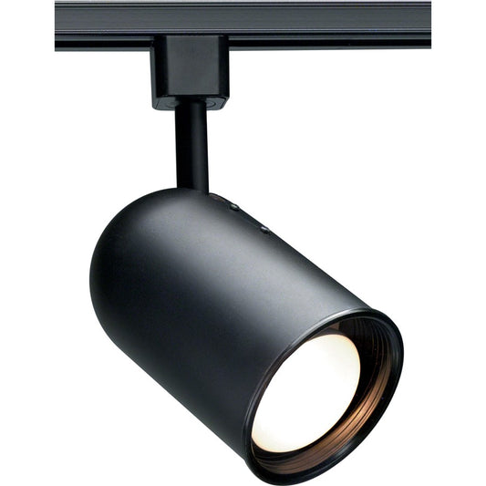 Nuvo Lighting TH209 1-Light Track Head | Transitional Black Cylinder | Accent & Display Lighting | 4.25 x 6.5 in, 50W R20 | Model TH209
