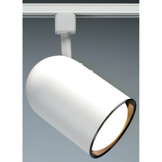 Nuvo Lighting TH210 1-Light Track Head | Transitional White Cylinder | Living Room & Hallway Accent | 4.5 x 7 in, 75W R30 | Model TH210