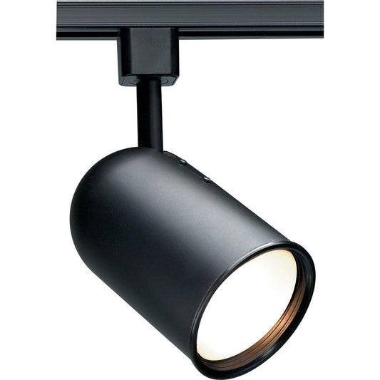 Nuvo Lighting TH211 1-Light Track Head | Transitional Black Cylinder | Accent & Task Lighting | 4.5 x 7 in, 75W R30 | Model TH211