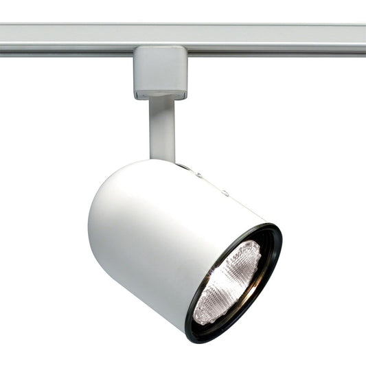 Nuvo Lighting TH218 1-Light Track Head | Transitional White Cylinder | Living Room & Hallway Accent | 4.5 x 5.25 in, 75W PAR30 | Model TH218