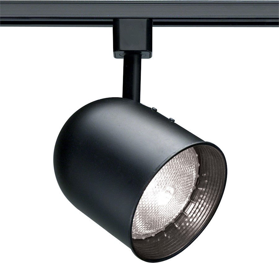 Nuvo Lighting TH219 1-Light Track Head | Transitional Black Cylinder | Living Room & Kitchen Accent | 75W PAR30, Medium Base, 4.5x5.25 in | Model TH219