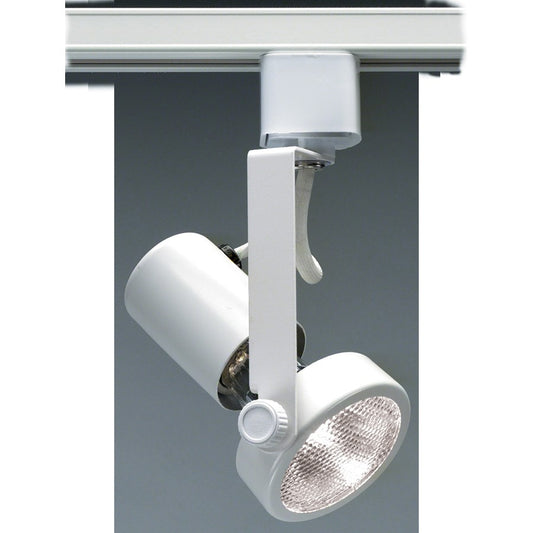 Nuvo Lighting TH220 1-Light Track Head | Transitional White Gimbal Ring | Kitchen & Accent Lighting | 2.75 x 4.25 in, 6.75 in Extension | Model TH220