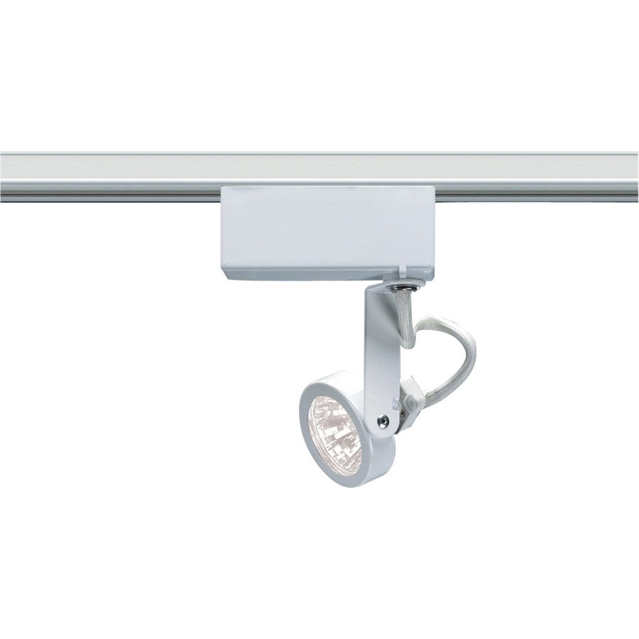 Nuvo Lighting TH238 1-Light Track Head | Transitional White Finish | Kitchen & Living Room Accent | 50W MR16, 12V, Dimmable | Model TH238