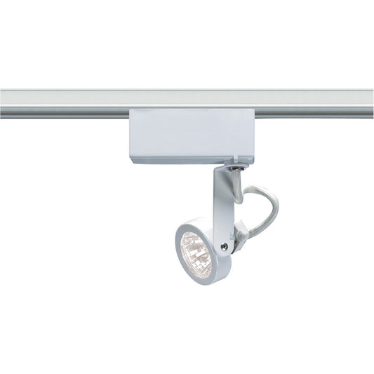 Nuvo Lighting TH238 1-Light Track Head | Transitional White Finish | Kitchen & Living Room Accent | 50W MR16, 12V, Dimmable | Model TH238