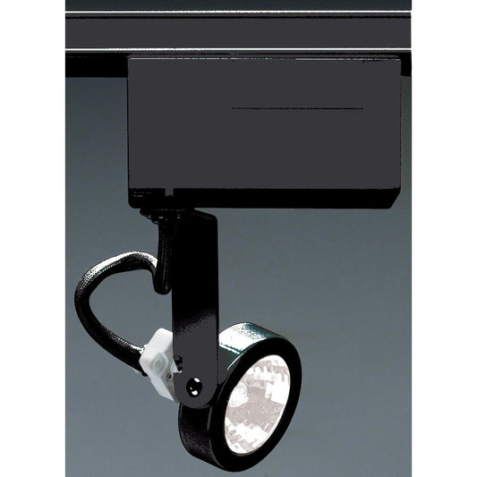Nuvo Lighting TH239 1-Light Track Head | Transitional Black Gimbal Ring | Accent & Display Lighting | 2 x 2.25 in, 4.5 in Extension | Model TH239