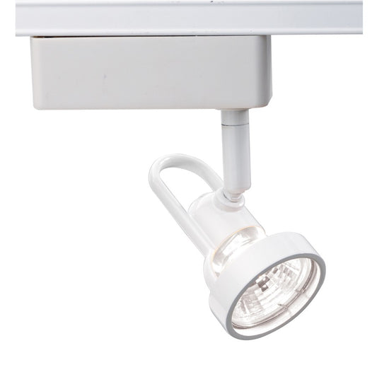 Nuvo Lighting TH259 1-Light Track Head | Transitional White Cast Ring | Kitchen & Living Room Accent | 50W MR12, 12V, Dry Location | Model TH259