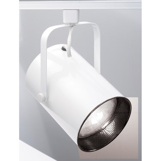 Nuvo Lighting TH283 1-Light R40 Track Head | Transitional White Cylinder | Living Room & Hallway Accent | 5.5 x 8 in | Model TH283