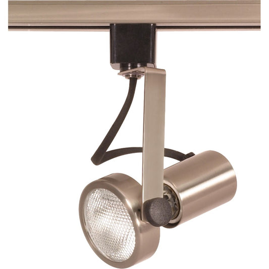 Nuvo Lighting TH300 1-Light Track Head | Transitional Brushed Nickel Gimbal Ring | Living Room & Hallway Accent | 2.75 x 4.25 in, 6.75 in | Model TH300