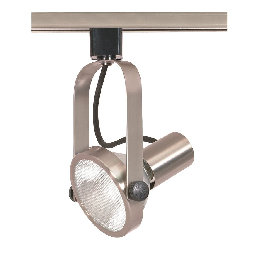 Nuvo Lighting TH301 1-Light Track Head | Transitional Brushed Nickel Gimbal Ring | Kitchen & Living Room Accent | 75W PAR30, Medium Base | Model TH301