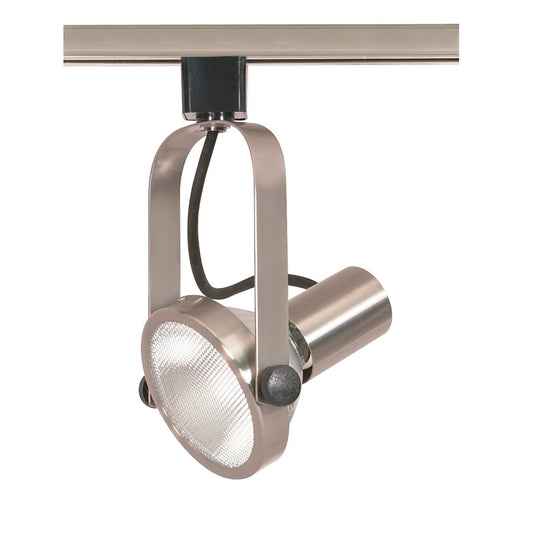 Nuvo Lighting TH301 1-Light Track Head | Transitional Brushed Nickel Gimbal Ring | Kitchen & Living Room Accent | 75W PAR30, Medium Base | Model TH301