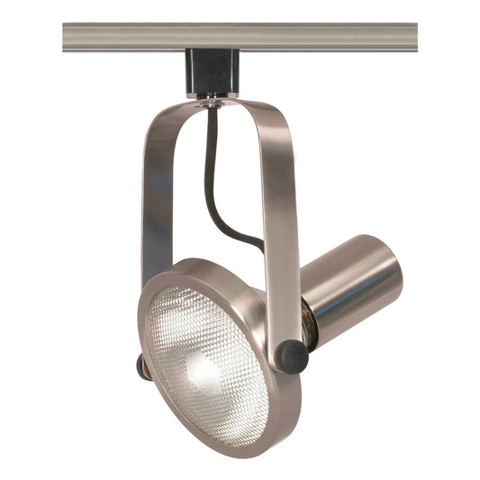 Nuvo Lighting TH302 1-Light Track Head | Transitional Brushed Nickel | Living Room & Kitchen Accent | 150W PAR38, Medium Base, Dry Location | Model TH302