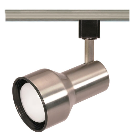 Nuvo Lighting TH303 1-Light Track Head | Transitional Brushed Nickel Step Cylinder | Living Room & Hallway Accent | 3.5 x 5.25 in | Model TH303