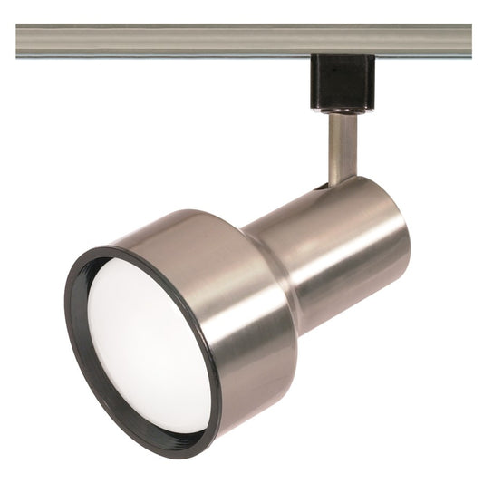 Nuvo Lighting TH304 1-Light Track Head | Transitional Brushed Nickel Step Cylinder | Living Room & Hallway Accent | 4.5 x 6.5 in, 75W R30 | Model TH304