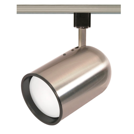 Nuvo Lighting TH306 1-Light Track Head | Transitional Brushed Nickel Cylinder | Living Room & Hallway Accent | 4.5 x 7 in, 9.5 in Extension | Model TH306