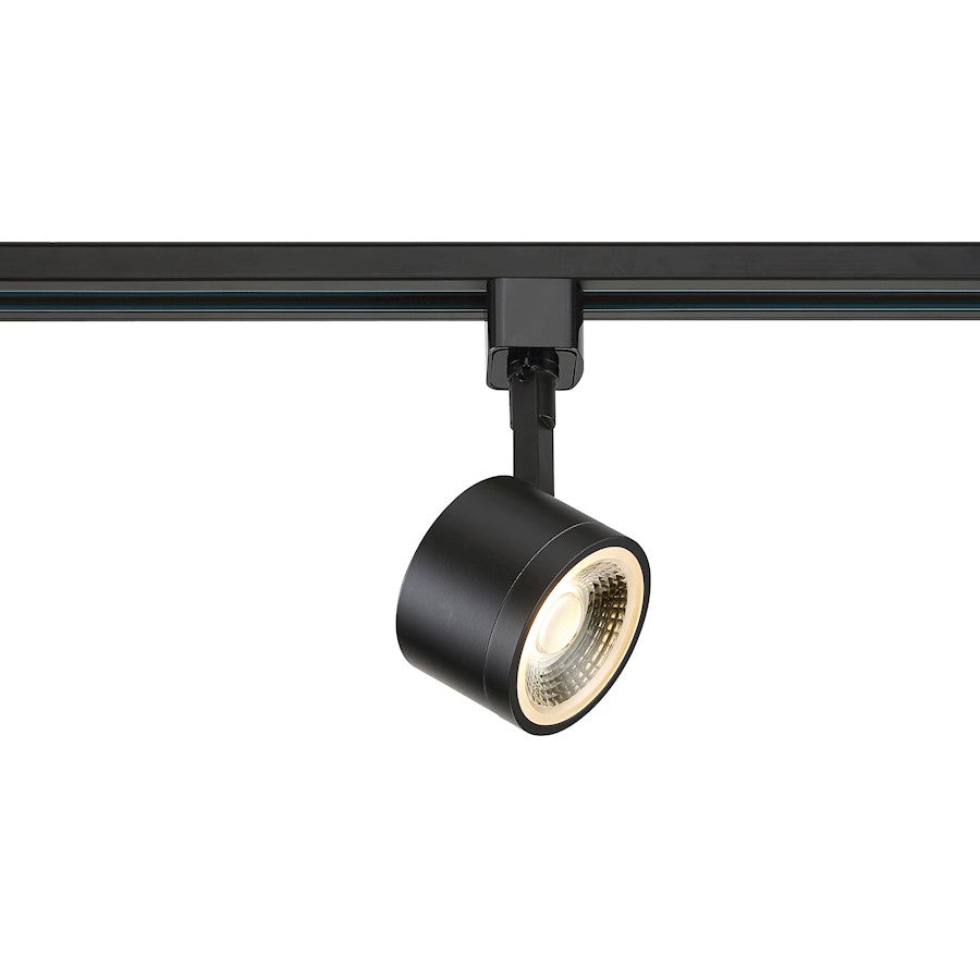 Nuvo Lighting TH404 12W LED Track Head | Contemporary Black | Accent & Display Lighting | 820 Lumens, 3000K, Dimmable, 36° Beam | Model TH404