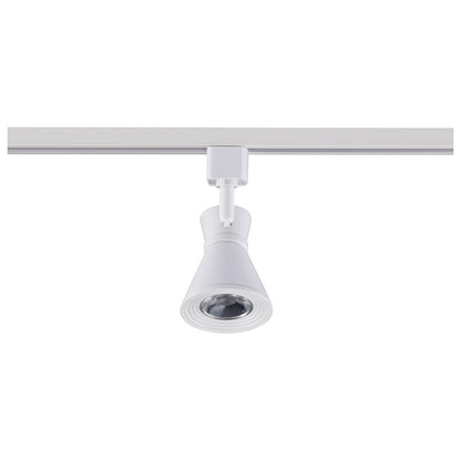 Nuvo Satco 12W LED Cinch Track Head 3000K | Contemporary Matte White Aluminum and Steel | Kitchen & Task Lighting | 1020 Lumens, Dimmable | Model TH632