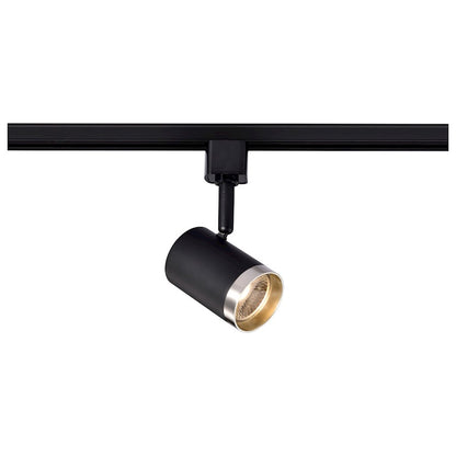 Nuvo TH638 12W LED Track Head | Contemporary Matte Black and Brushed Nickel Aluminum | Kitchen & Art Gallery Accent Light | 1020 Lumens | Model TH638